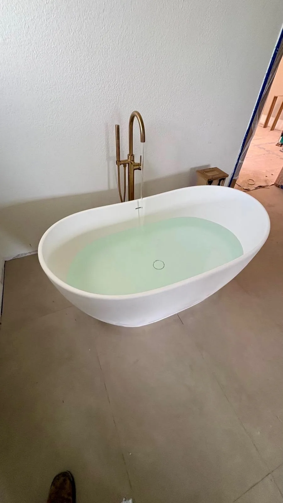 Tub installation