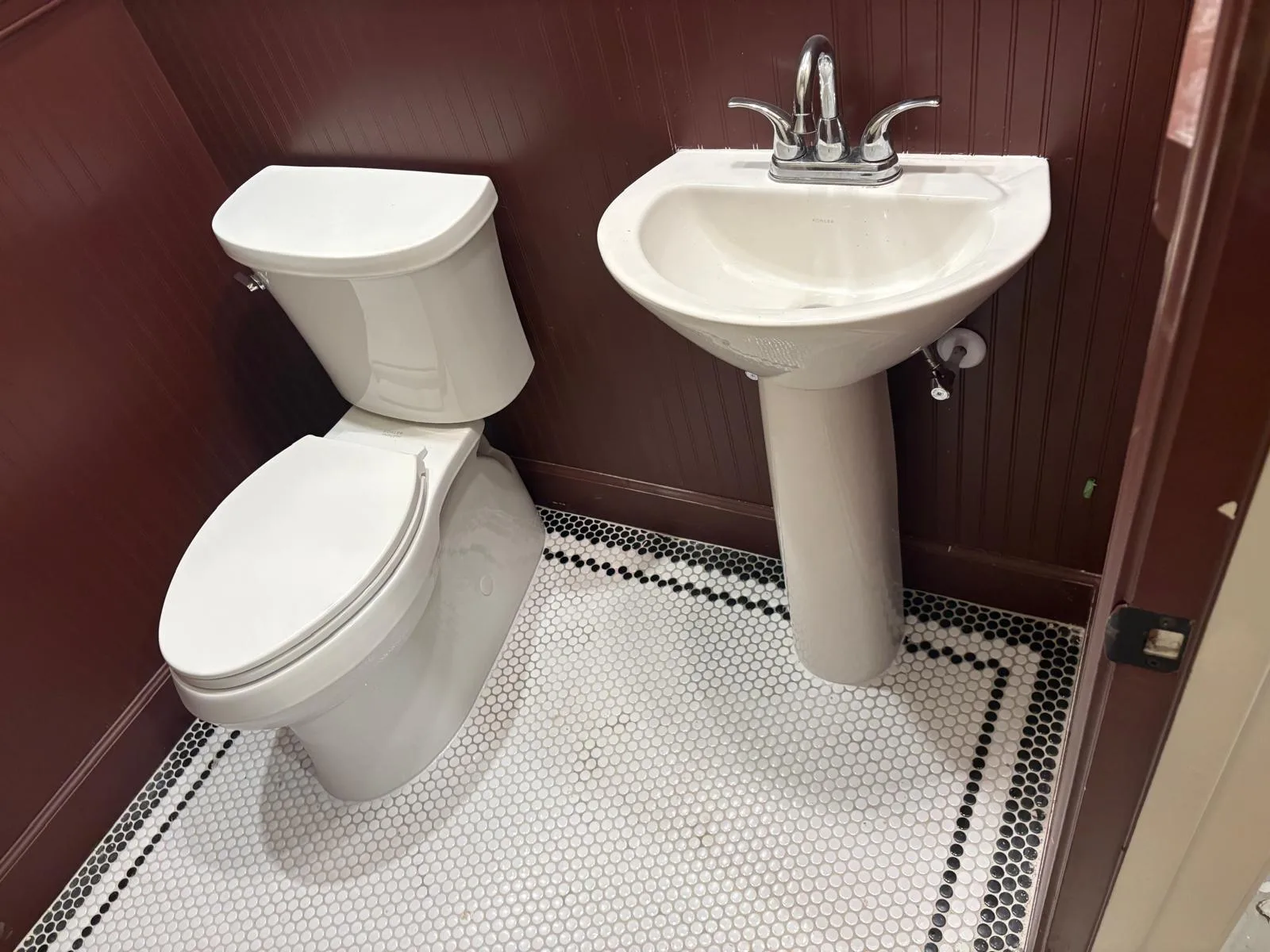 Powder room remodel